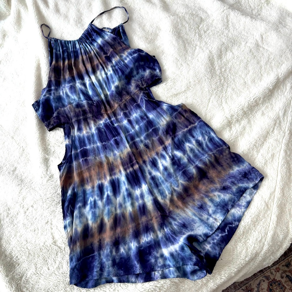 Silk romper